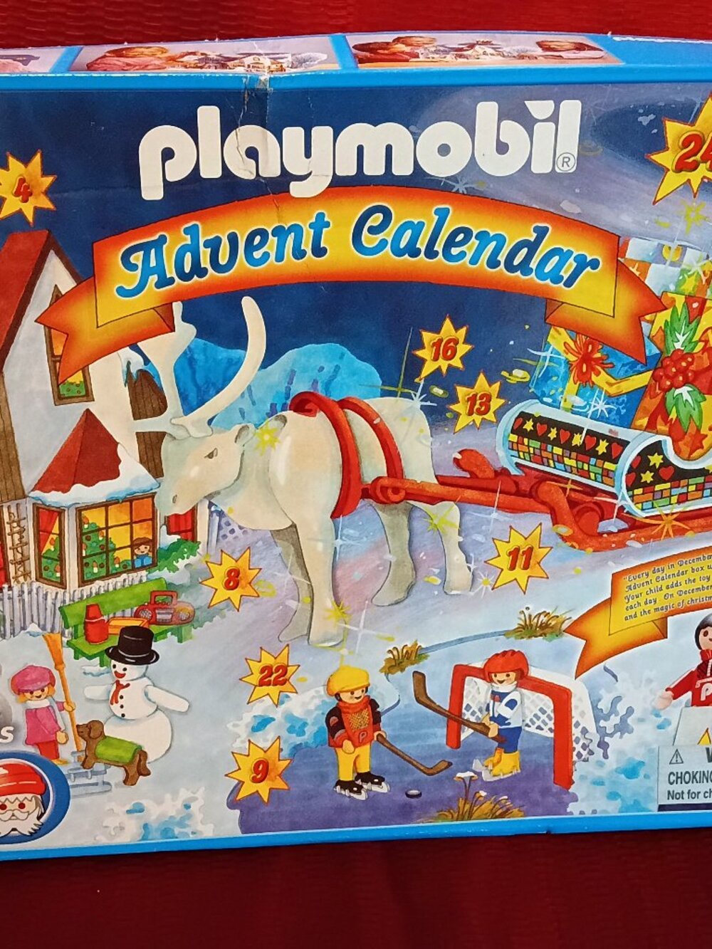 Factory Sealed Vintage Playmobil 5711 Santa Claus Advent Calendar Christmas